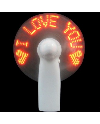 LED Flashing Message Fan (Batteries Included)